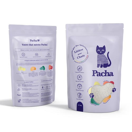 Cat Litter startup Minimalistic packaging - Contest Design by Inmyde