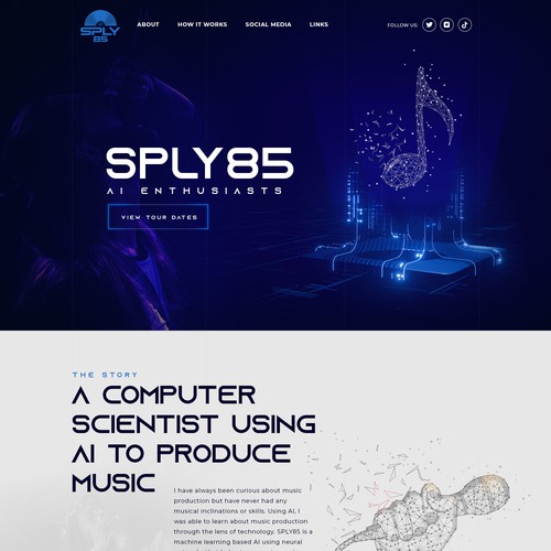 Website Refresh: Modern, Techy Design von MercClass