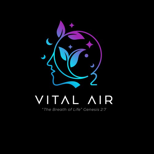 Design a profound, fun logo symbolizing OXYGEN bringing life/healing to the body; it is RUNNING at optimal performance. Design by Tanny Dew ❤︎