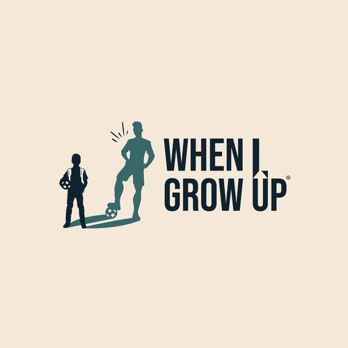 When I Grow Up Logo Design by fgbdesign