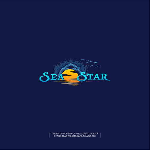 Design a beautiful, fun logo for our boat Sea Star Design by Sonnie.