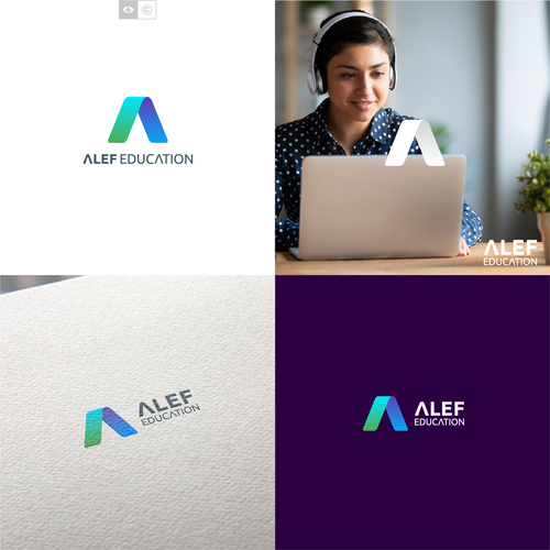 Alef Education Logo Design by enfanterrible