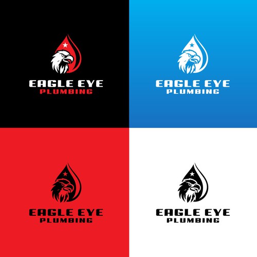 Eye catching and very marketable logo for plumbing company. The company name is Eagle Eye Plumbing Design by JakirVector