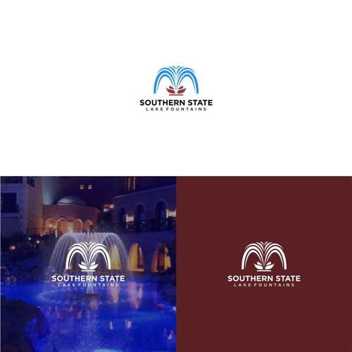 Floating Lake Fountain company needs an eye catching logo! Design by Z/V