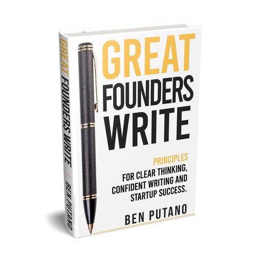 Design the cover of a writing book for entrepreneurs Design by Zahari Studio
