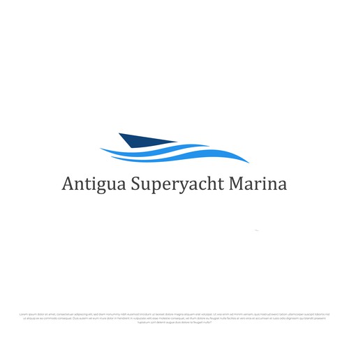 Logo for Antigua Superyacht Marina Design by YaRa_11