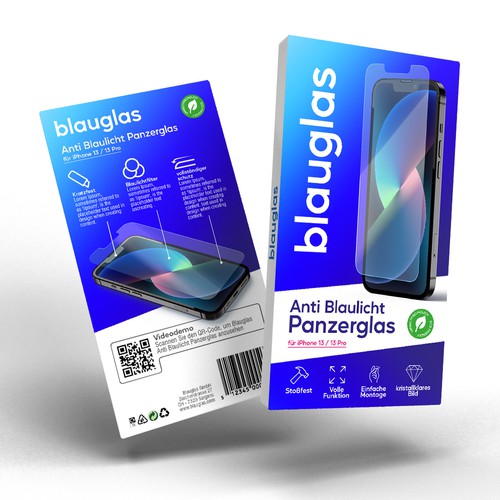 create a packaging design for a iPhone screen Protector Design by BLL•DSN