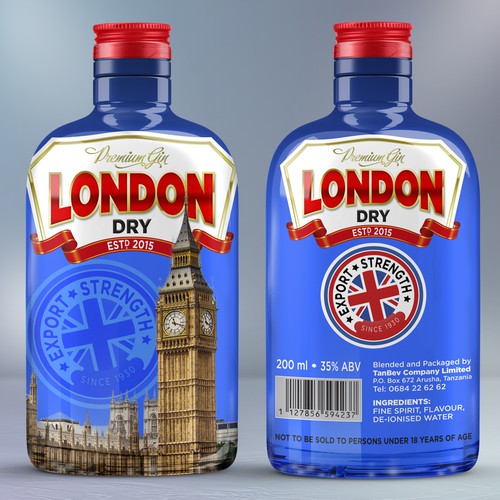 london dry gin brands logos