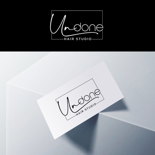 Luxury Hair Salon Logo and business card design Design por Web Hub Solution