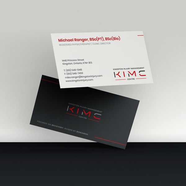 Business Card for Injury Management