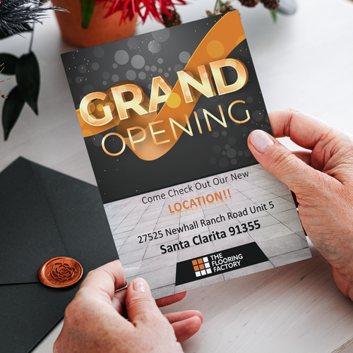 Grand Opening Flyer Diseño de AbhisheCreatives