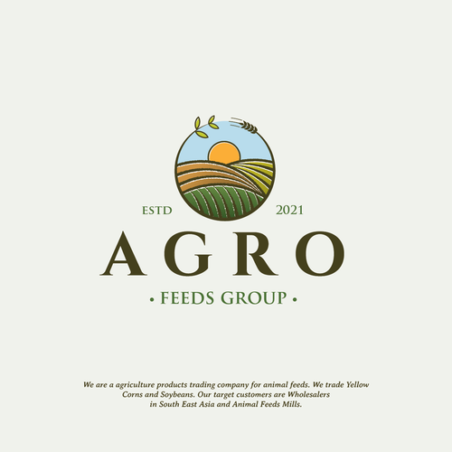 A strong logo design that display trust, strength and our connection to agriculture produces Design by ∙beko∙