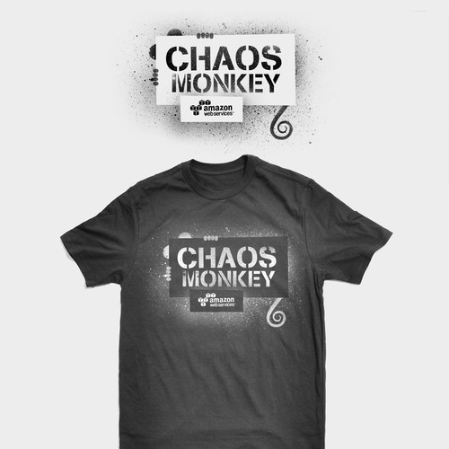 Design the Chaos Monkey T-Shirt Diseño de nat3