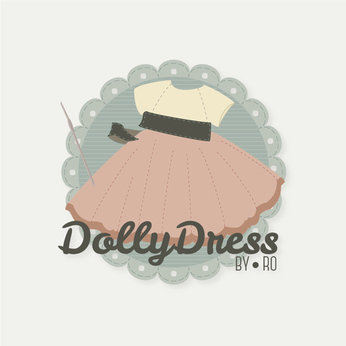 Crear un diseño de logotipo para DollyDressbyRo Design by rotbe