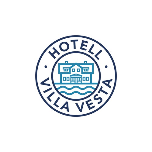 Hotell Logo in Classic Style, for a Small Hotell in a Small Town. (See references) Design by Behind the Amusement Park