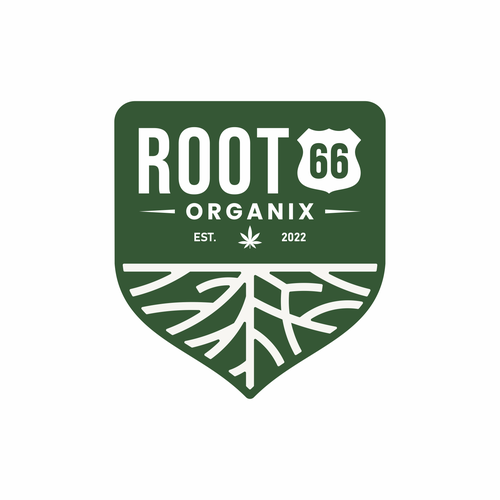 Root 66 Organix (Cannabis, Marijuana, Weed,Retail) Design by Dazuke™