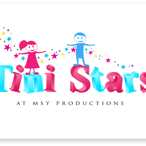 Create a logo for: MSJ Tini Stars Réalisé par D Designs