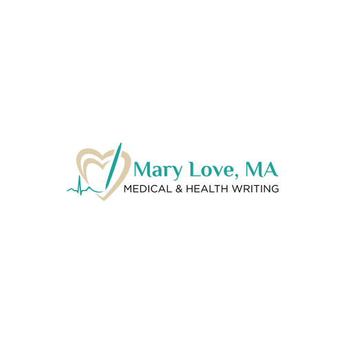 A friendly logo for a writer specializing in medicine & health Design by MK.n