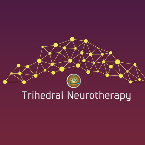 create a logo that contains both particle and wave, star and surf for Trihedral Neurotherapy Design by Footstep