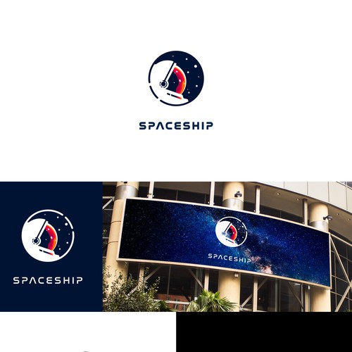 Design a logo for Spaceship. We invest where the world is going, not where it's been. Design por cajva