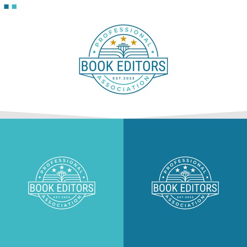 Logo for a Modern Professional Association of Book Editors Design by MotionPixelll™