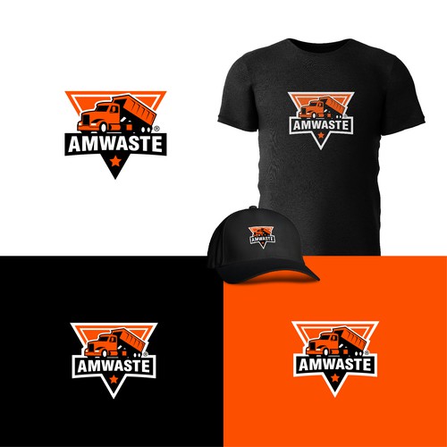 Amwaste Logo Design Design by Tumpal Utomo