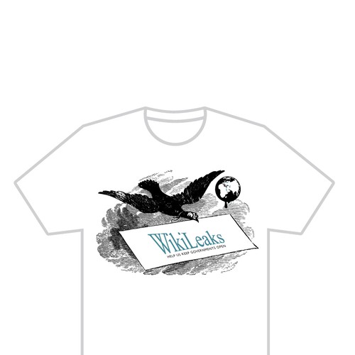 New t-shirt design(s) wanted for WikiLeaks Diseño de verylondon