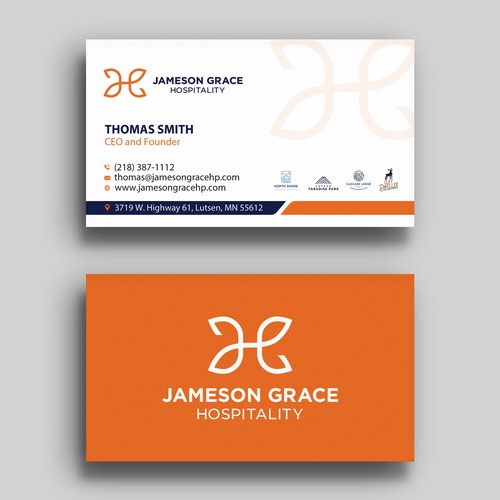 Design Create a modern and clean business card for a parent company with 4 subsidiaries por Rskylight