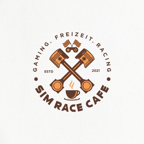 Logo für ein Sim Race Cafe Design by pronine9