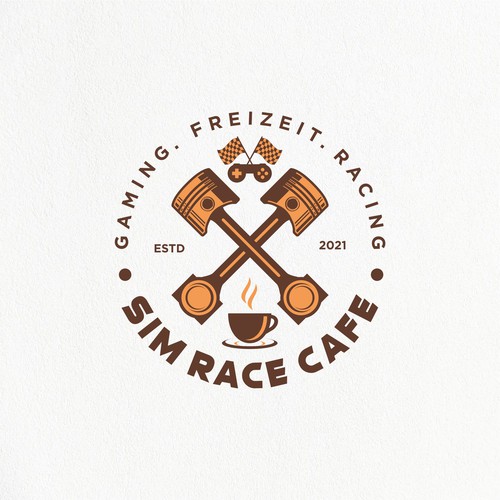 Logo für ein Sim Race Cafe Design by pronine9