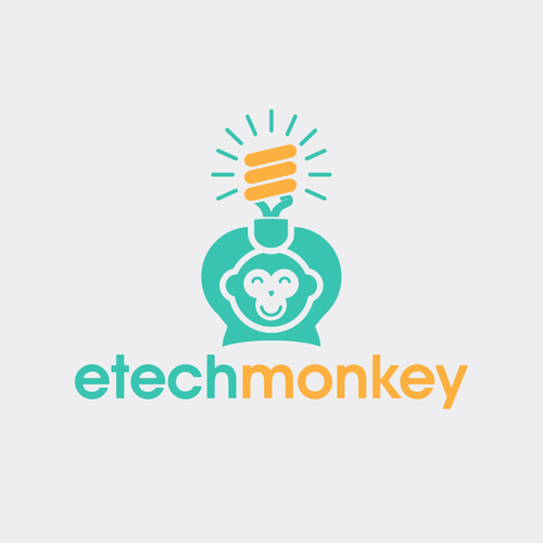 Design a bright, fun logo for a technology and sustainability blog with a monkey mascot! Design by Pae_