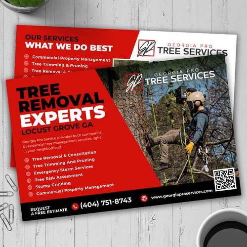Branding for a Tree Removal Service Diseño de Thinks Graphics