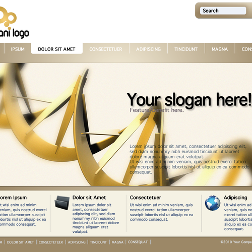 1-3 Page Website Template Design von Neolist