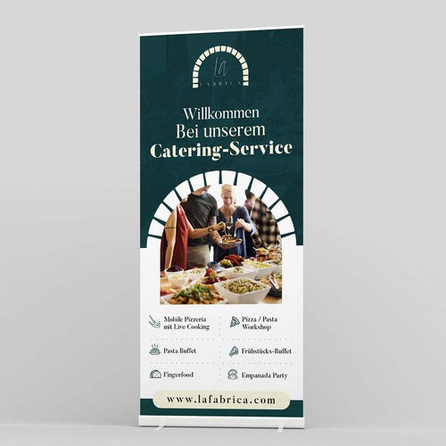 Roll-Up for special Catering Design von Monki D Loy