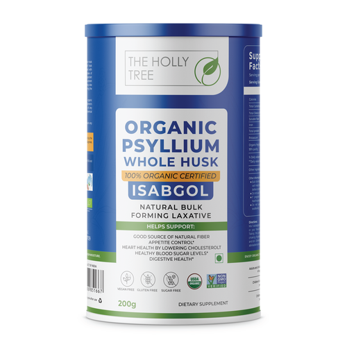 Organic Psyllium Whole Husk Label Design by Sayyed Jamshed