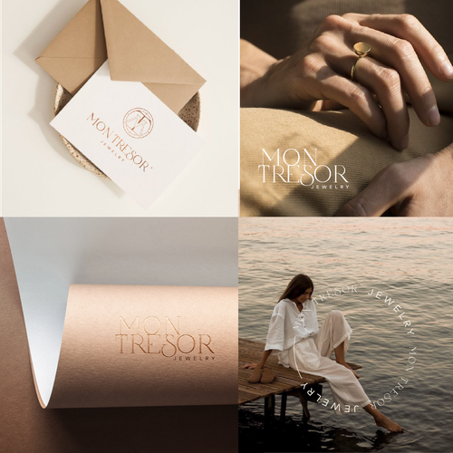 Unique Jewellery brand logo design Design by Studio Clevrik