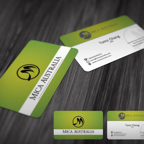 stationery for Mica Australia  Design por DEMIZ