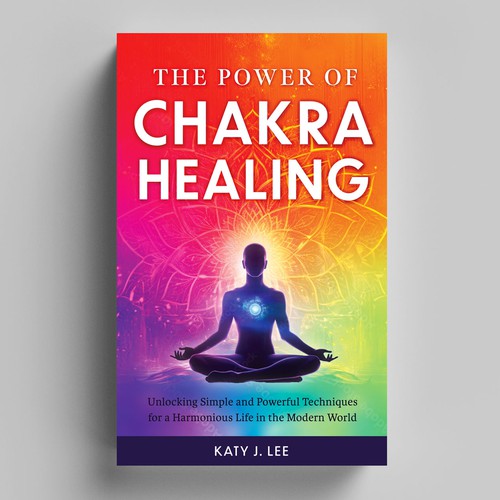 🔥🔥-=  UNIQUE CHAKRA HEALING KDP Ebook Cover =- 🔥🔥 Design by Elvie Designs