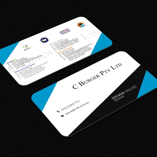 create professional cards for our dental business Design by RERUMSOL