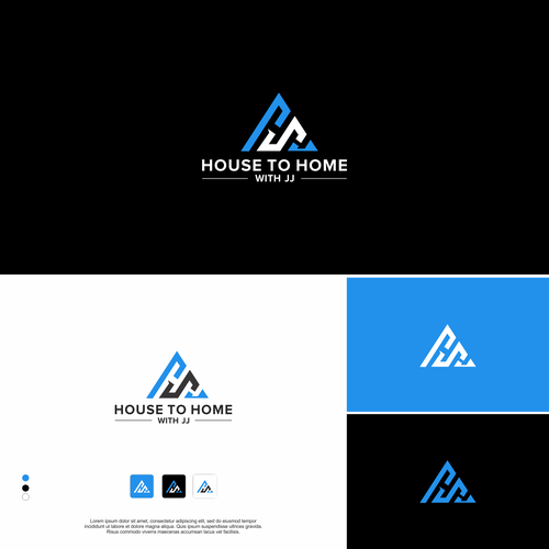 コンペ「"House to Home with JJ" REAL ESTATE AGENT LOGO!!」のデザイン by Sk Graphicさん 