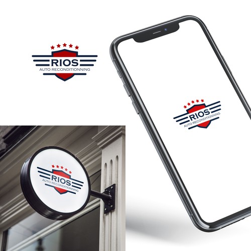 Auto body paint shop needs a cool logo for their business Design by Fabricio Grijó