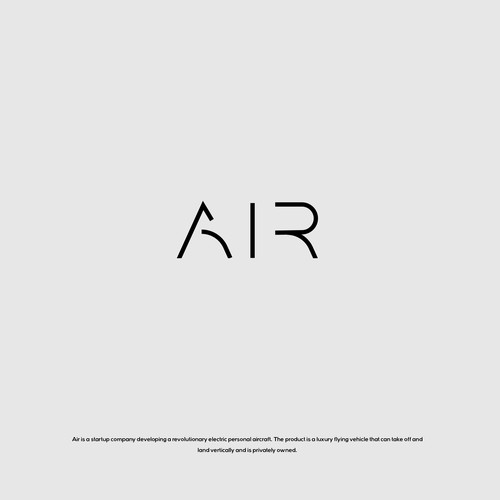 Help creating a brand for AIR, a flying car startup. Diseño de derouiche