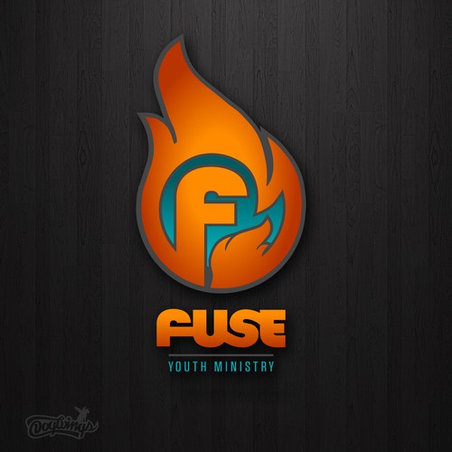 Fuse Youth Ministry Logo Design réalisé par Dogwingsllc