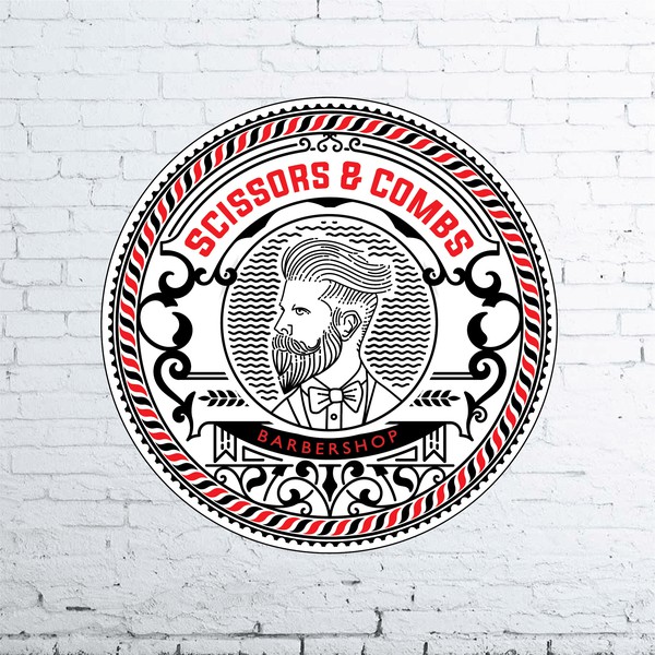 Diseño de Stefanosp titulado "Vintage signage for Barber shop"