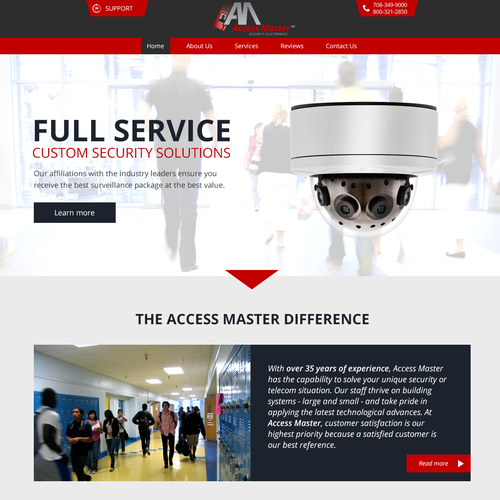 Landing Page - Access Master Design by STREN(UA)