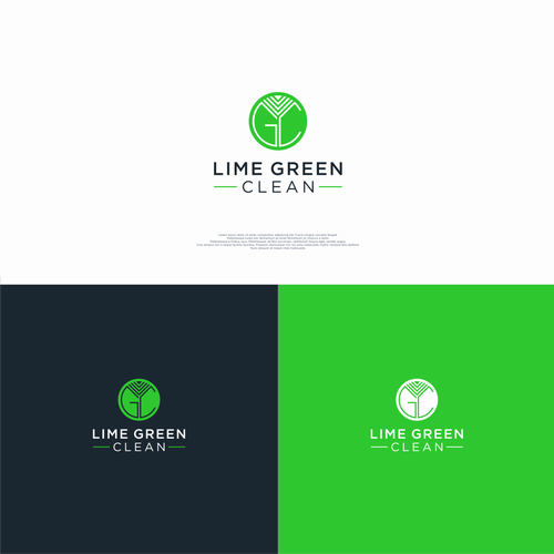 Lime Green Clean Logo and Branding Design por may_moon