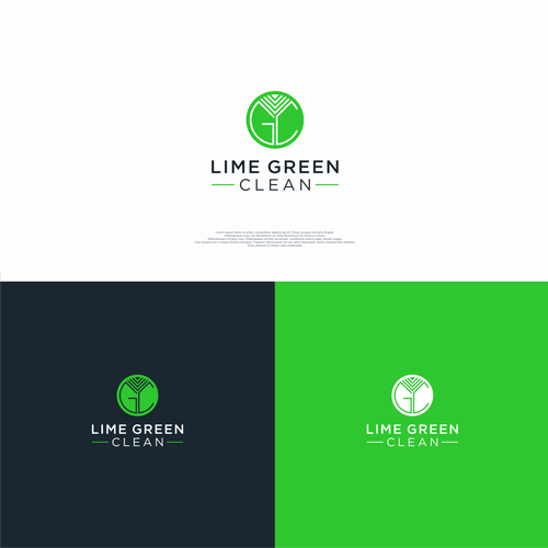 Lime Green Clean Logo and Branding Design by may_moon