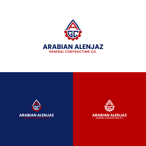 “Modern Industrial Logo for AAGC – Construction & Contracting Company” Design by StudioJack