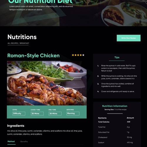 Web page design contest entry by Tinydot