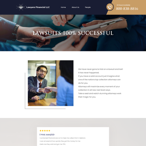 Debt Collection Website Design by Ilmash Network